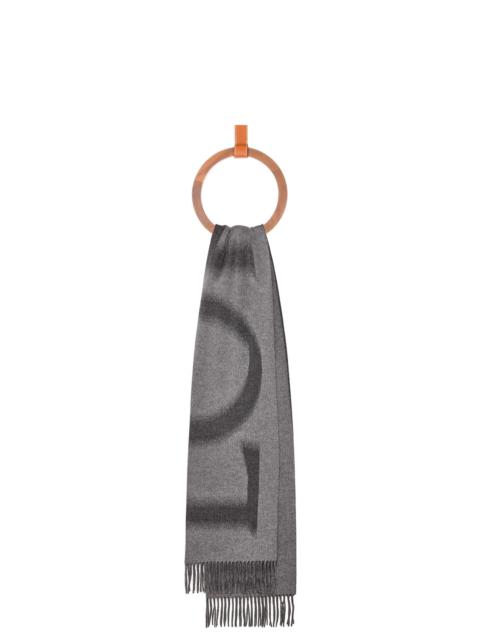 LOEWE scarf in wool and cashmere