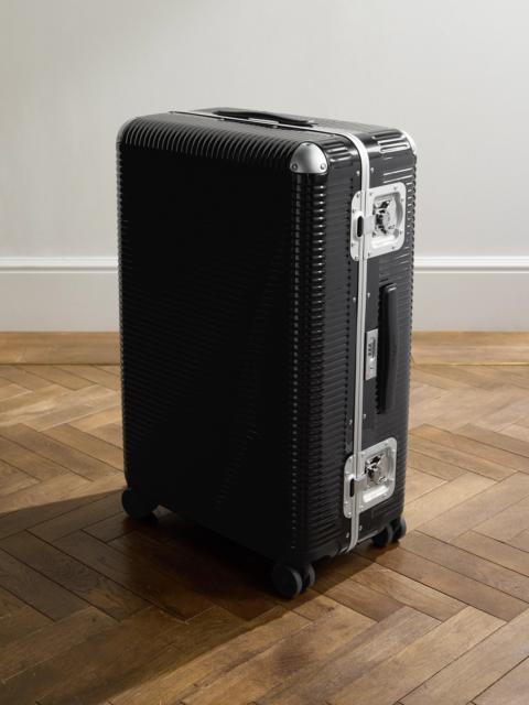FPM Milano Bank Light 76cm Leather-Trimmed Makrolon® Polycarbonate Spinner Suitcase