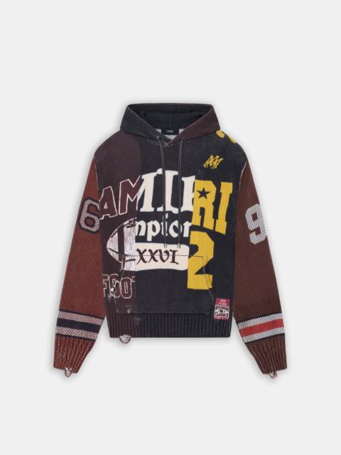 AMIRI SPLICED HOODIE