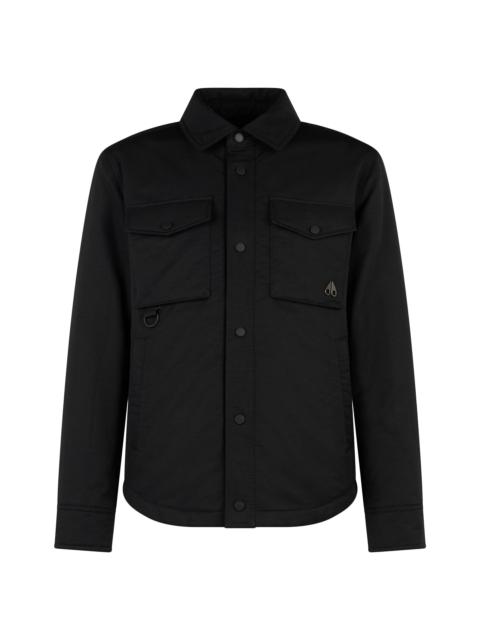 MOOSE KNUCKLES Men's West Insulated Shirt Jacket - Black
