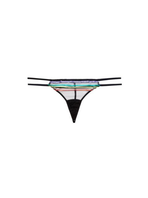 Fleur du Mal Fleur Stripe V-String