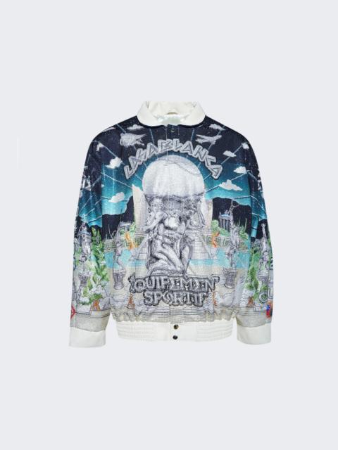 CASABLANCA Crystal Bomber Jacket Multicolor