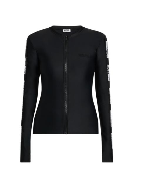 Moschino Women's Logo Tech-Fabric Sweatshirt - Black
