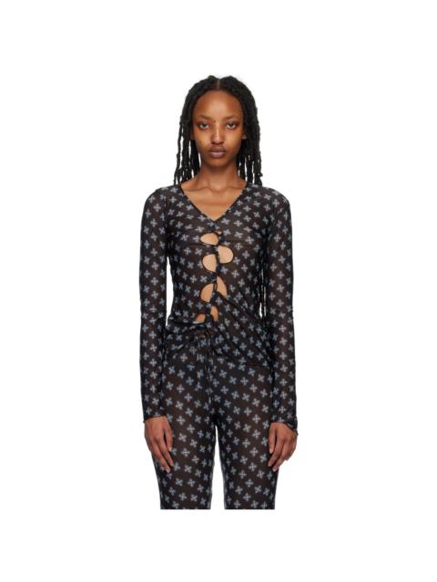 AVAVAV SSENSE Exclusive Black Long Sleeve T-Shirt