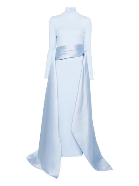 SOLACE LONDON Olivia long-sleeved maxi dress