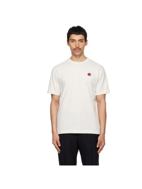 KENZO Off-White Kenzo Paris 'Boke Flower' Embroidered T-shirt