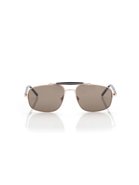 TOM FORD TITANIUM AND HORN NAVIGATOR SUNGLASSES