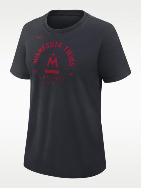 Nike Minnesota Twins Authentic Collection Early Work Women's Nike Dri-FIT MLB T-Shirt