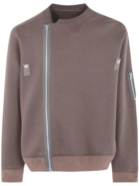 sacai Sweatshirt Zippered "Sponge Sweat Blouson"