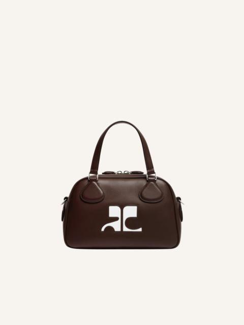 courrèges REEDITION LEATHER BOWLING BAG