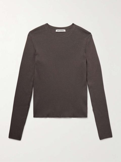 Our Legacy Ribbed Cotton Sweater