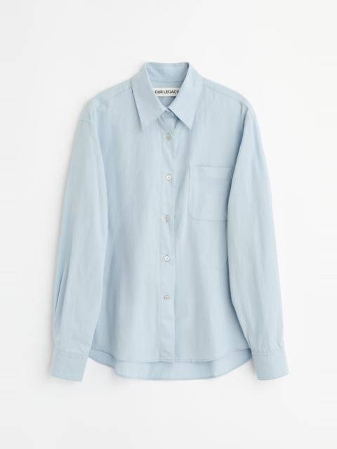 Our Legacy Forever Shirt Powder Blue Liquid Poplin