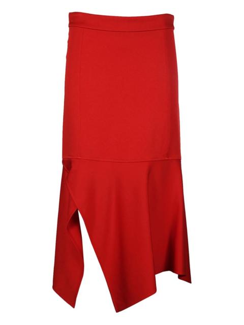 Victoria Beckham asymmetric midi skirt