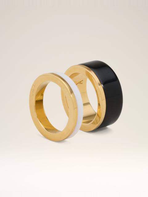 AMI Paris GOLD BRASS RIVAGE RING