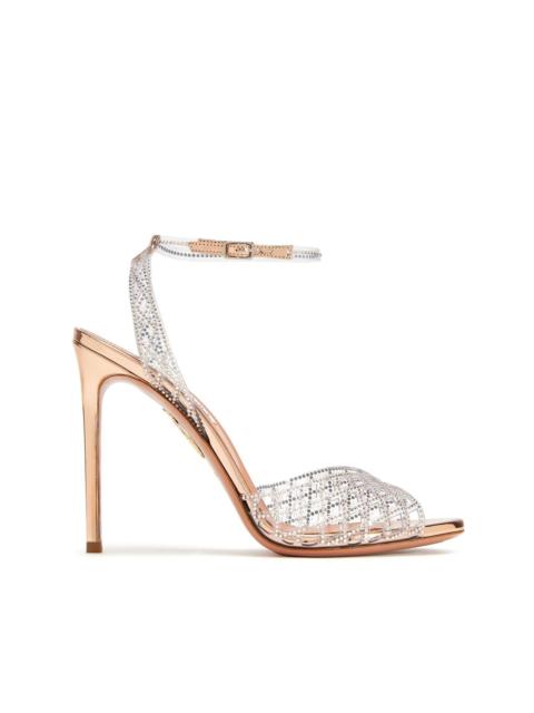 AQUAZZURA 105mm Lumiere sandals