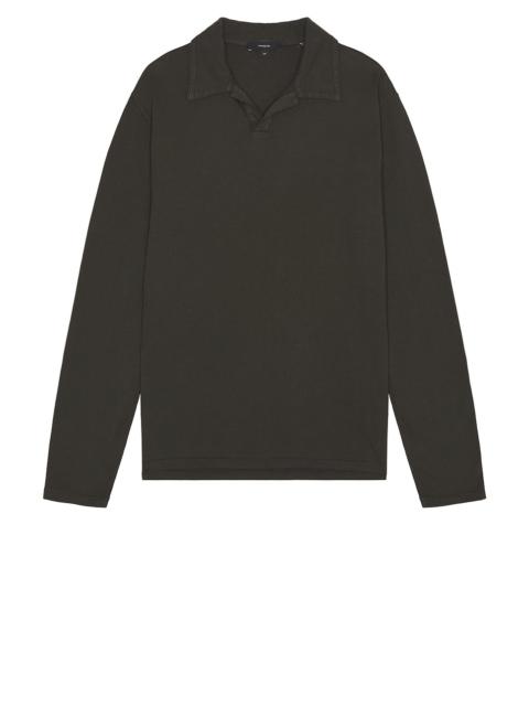 Vince Long Sleeve Johnny Polo
