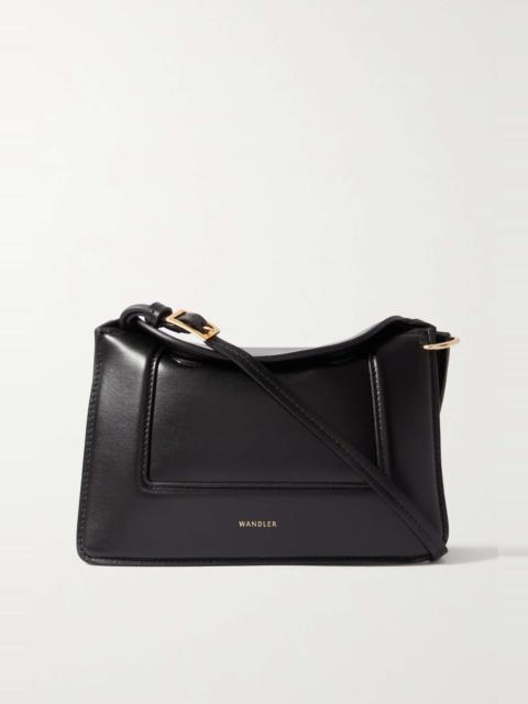 WANDLER + NET SUSTAIN Penelope micro leather shoulder bag