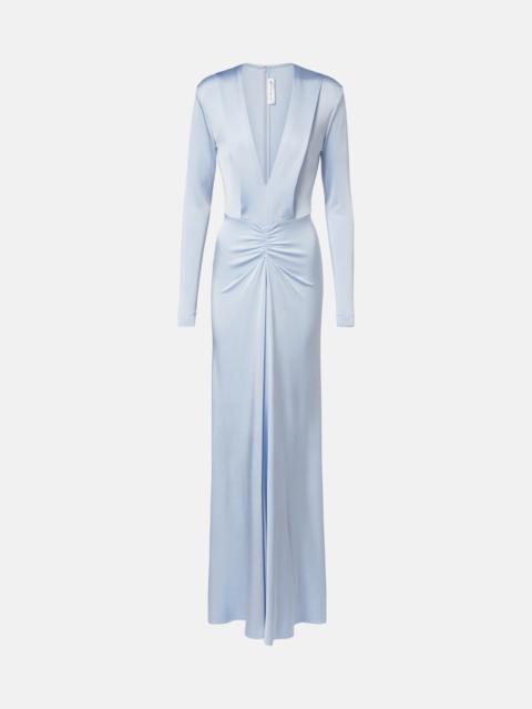 Victoria Beckham Gathered jersey gown