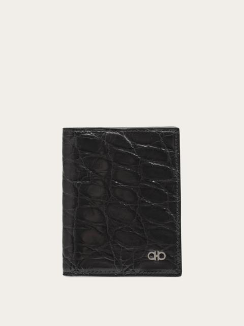 FERRAGAMO Gancini credit card holder