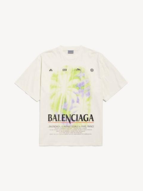 BALENCIAGA Men's The Window Medium Fit T-shirt in White