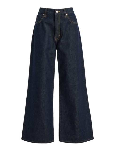 FRAME The Swing Rigid Mid-Rise Wide-Leg Jeans