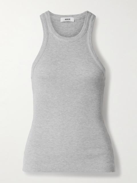 AGOLDE Rayne Ribbed Stretch Organic Cotton And Lyocell-blend Jersey Tank