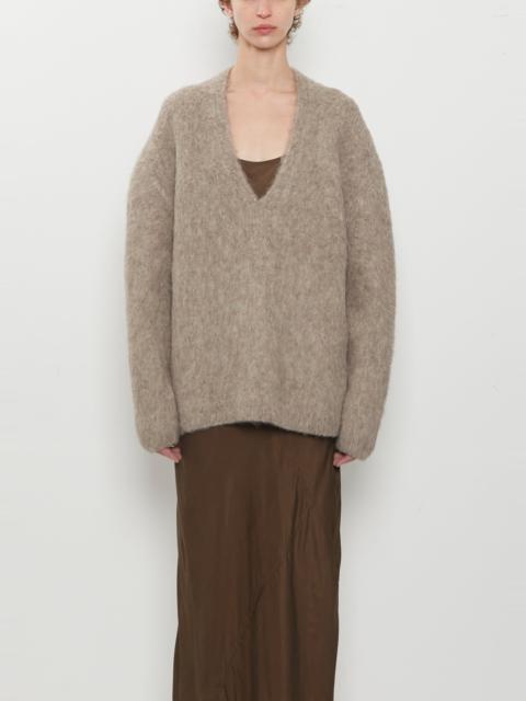 LAUREN MANOOGIAN Brushed V-Neck Sweater