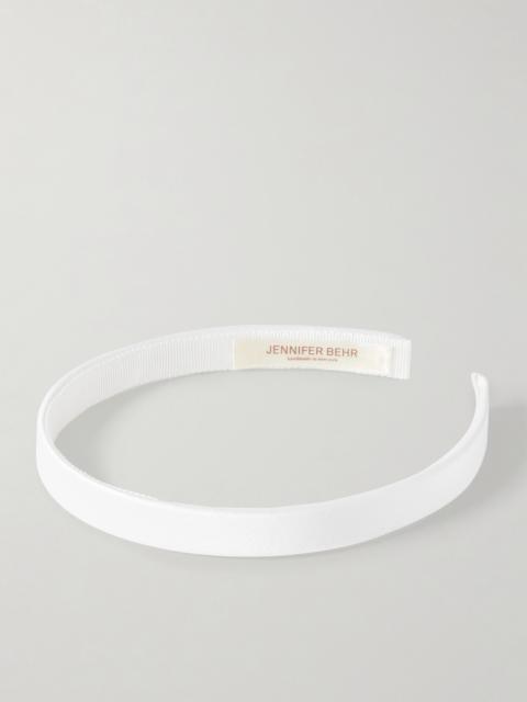 Jennifer Behr Lucy Silk-satin Headband
