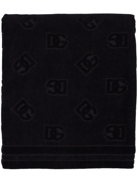 Dolce & Gabbana Monogram jacquard cotton beach towel