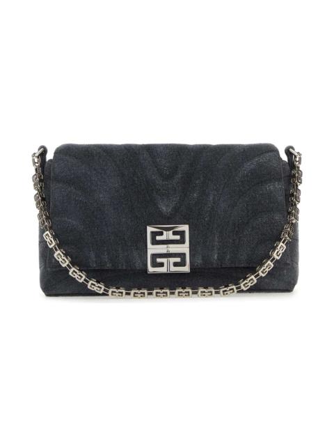 Givenchy Black Denim Medium 4g Soft Handbag