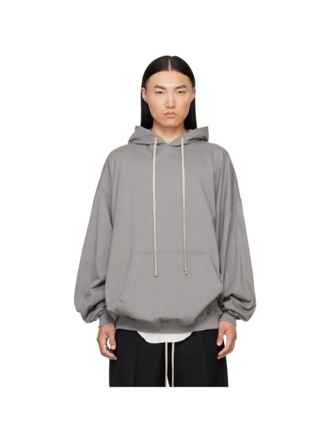 Rick Owens Gray Tower Hun Hoodie