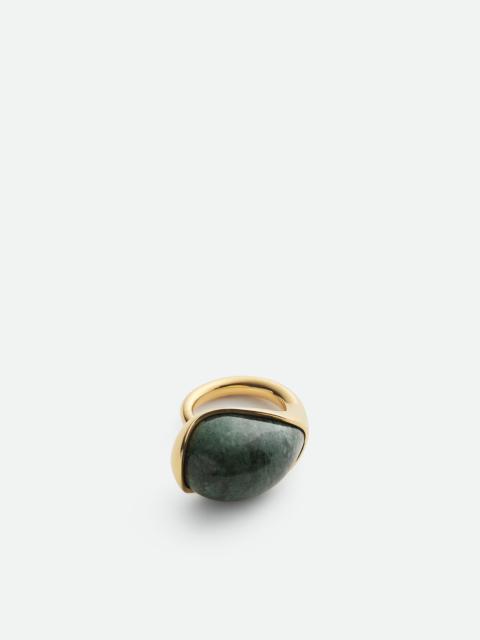 Bottega Veneta Large Drop Marble Ring