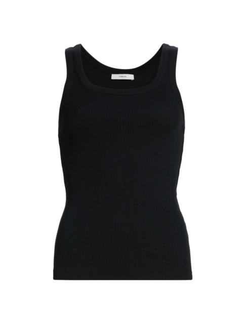 Vince Women's Scoopneck Cotton-Blend Tank - Black