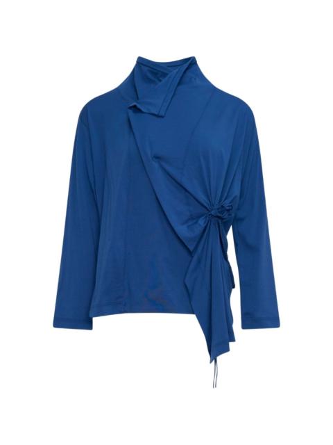 Y's knotted asymmetric sweater