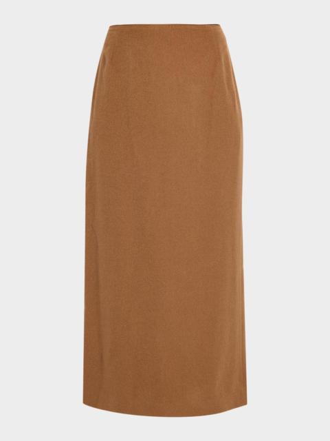 Lafayette 148 New York Cashmere-Blend Midi Pencil Skirt