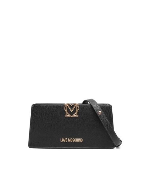 Moschino logo-plaque shoulder bag