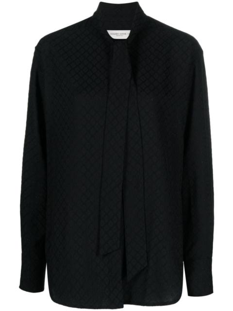 Golden Goose diamond-jacquard blouse