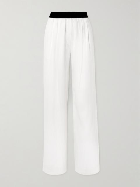Loulou de Saison Takaroa Pleated Twill Straight-leg Pants