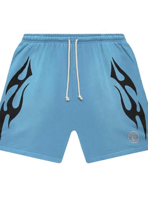 HELLSTAR Flame Shorts "Baby Blue / Black" HSR092