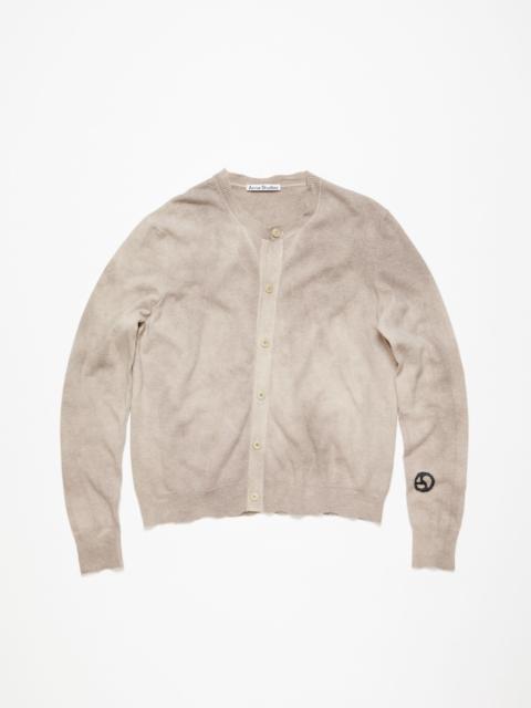 Acne Studios Crew neck cardigan - Vintage beige