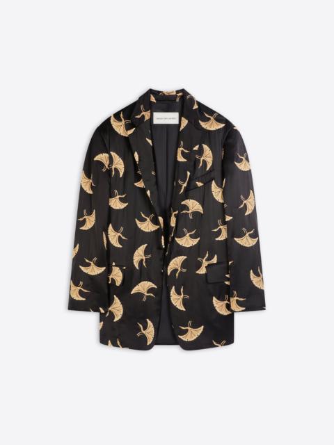 Dries Van Noten QUILTED SILK BLAZER