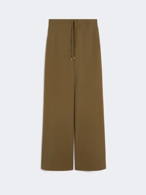 Max Mara CORONE Woollen cloth joggers - KAKI
