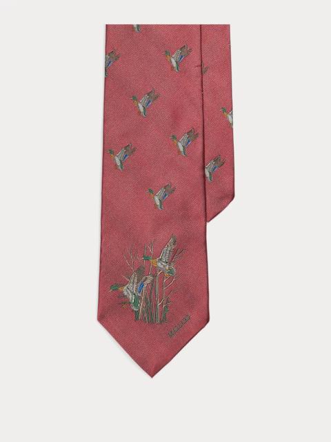 Polo Ralph Lauren Graduate Mallard-Patterned Silk Tie
