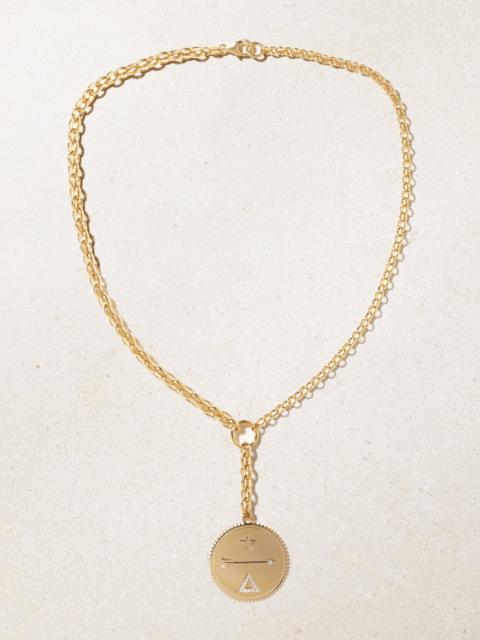 FOUNDRAE + Net Sustain Dream 18-karat Recycled Gold Diamond Necklace