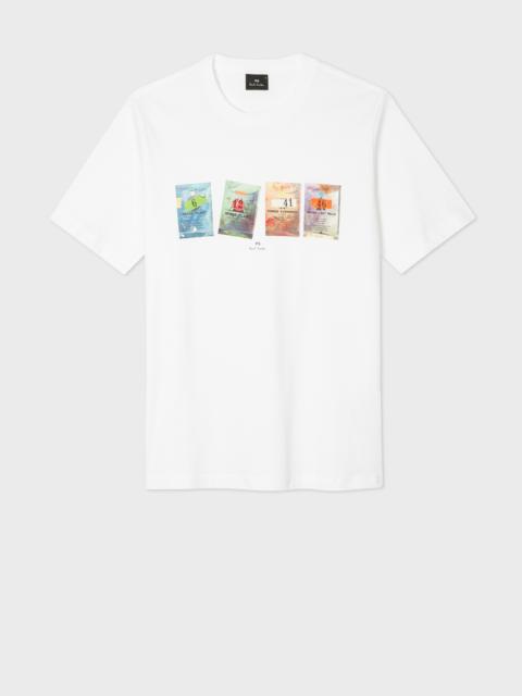 Paul Smith White 'Seeds' Print T-Shirt