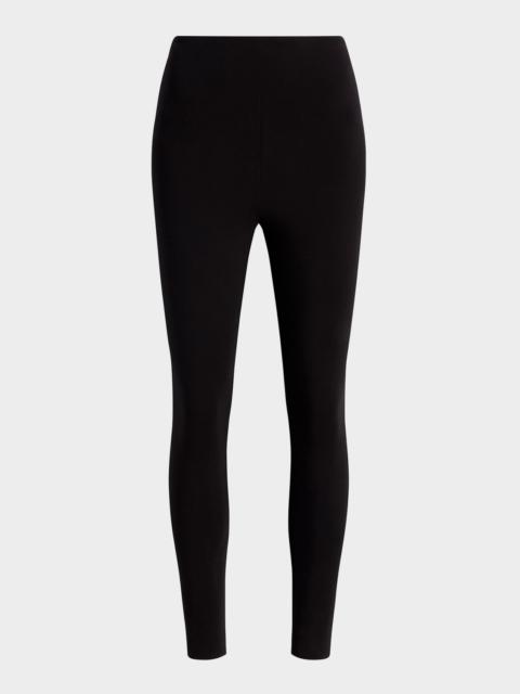 commando High-Rise Cropped Italian Cotton Leggings