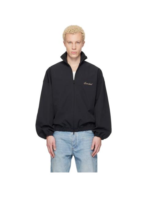 ESSENTIALS Black Signature Full Zip Track Jacket