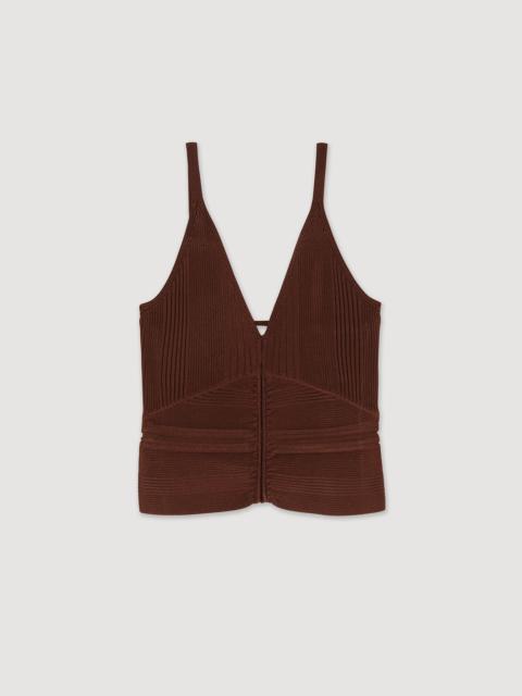 Sandro Pleated tank