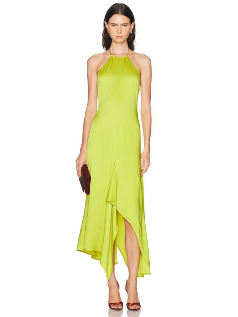 Victoria Beckham Halterneck Draped Dress