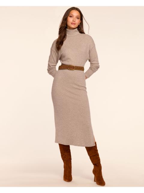 RAMY BROOK Meeghan Ribbed Knit Midi Dress
